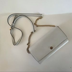 Michael Kors White Crossbody Bag / Wallet